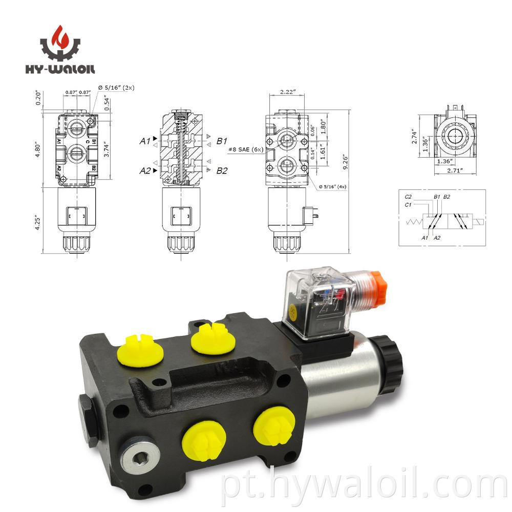 Hydraulic Solenoid Selector Valve